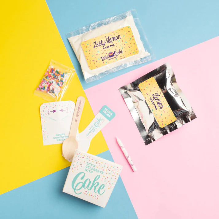 InstaCake Zesty Lemon Cake Kit