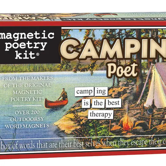 Camping Poet Magnetic Poetry Kit