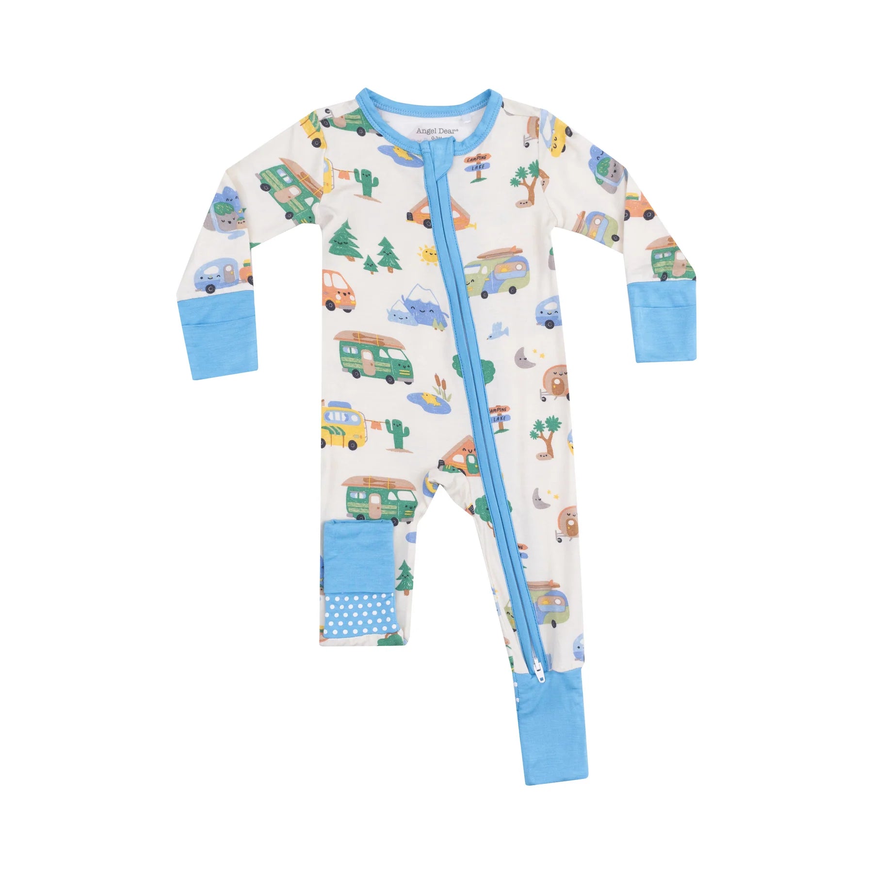 Friendly Campers 2 Way Zipper Romper 3-6month