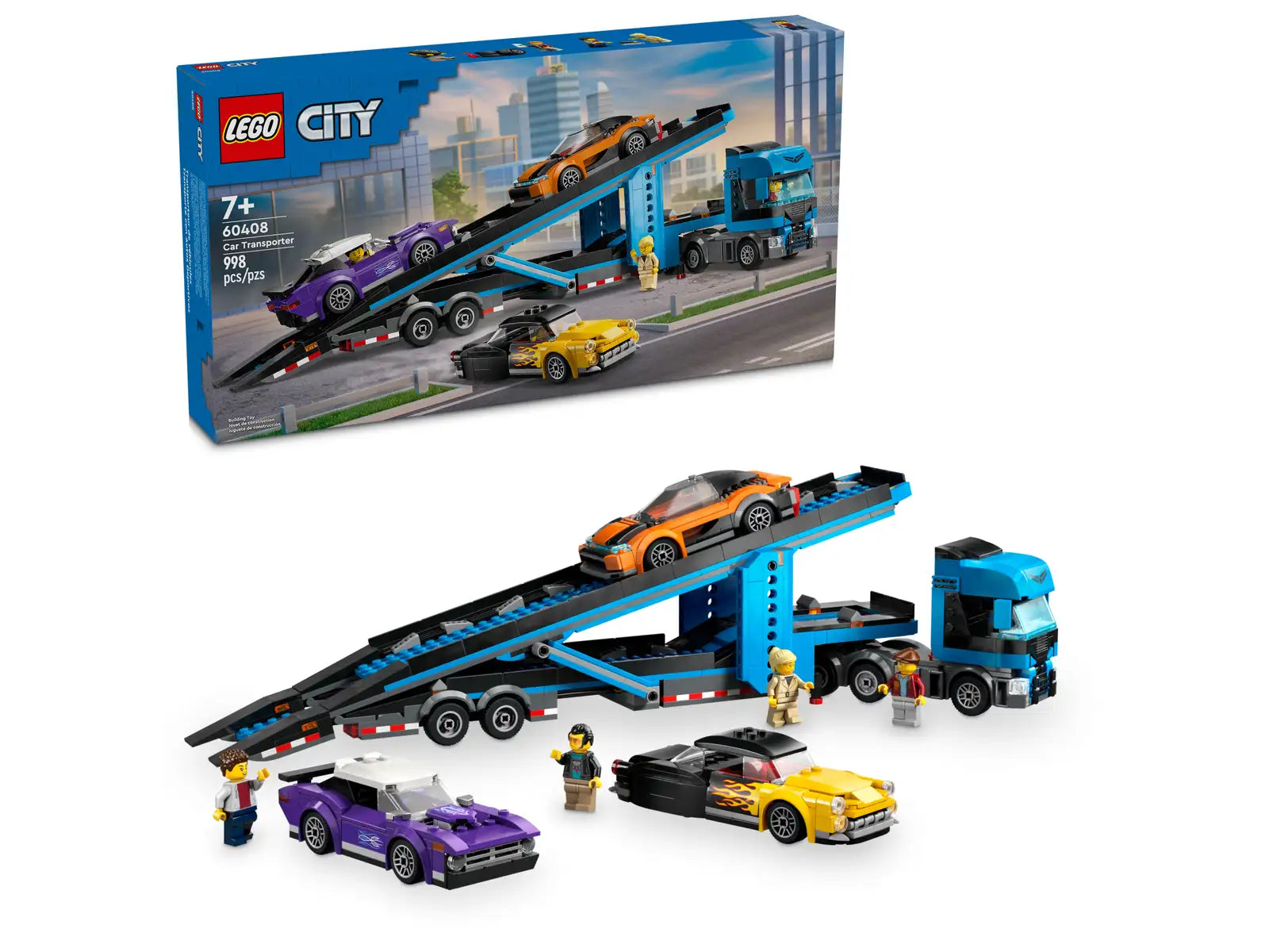 LEGO® City Car Transporter with Sports Cars