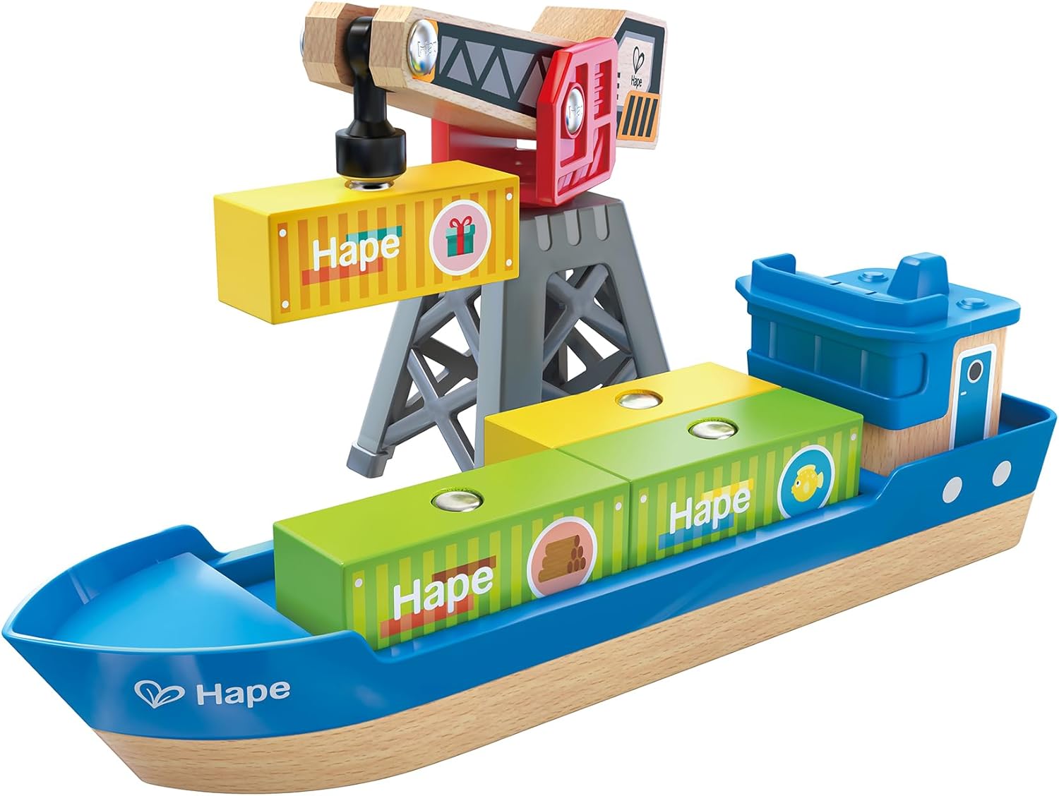 Cargo Ship and Crane