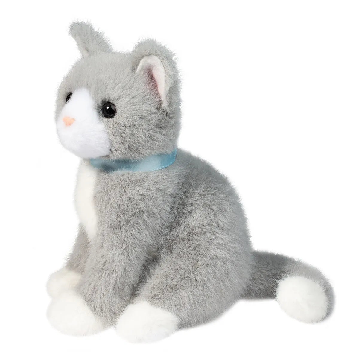 Mini Gray Cat w/Blue Collar