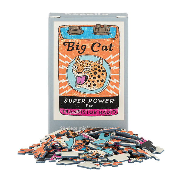Big Cat Power 99 pc Mini Jigsaw