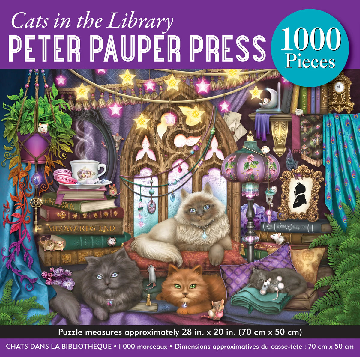 Cats in the Library Puzzle 1000 pc