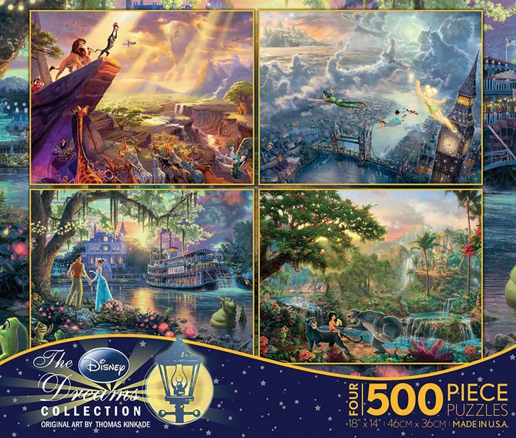 Thomas Kinkade Disney - Multipack - 4 In1 Puzzles