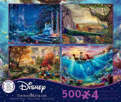 Thomas Kinkade Disney - Multipack - 4 In1 Puzzles