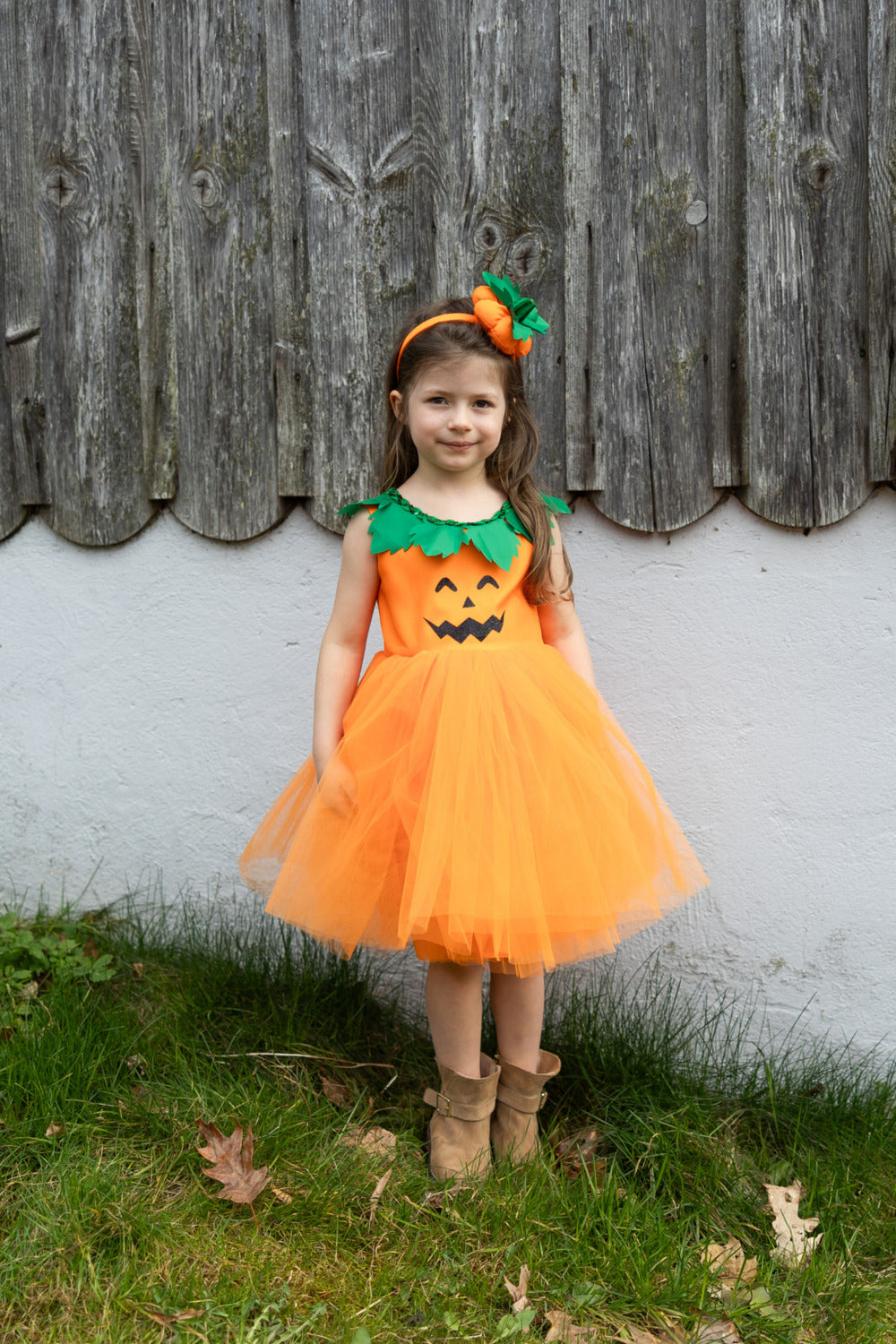 Pumpkin Patch Princess Dress (Size 5-6)