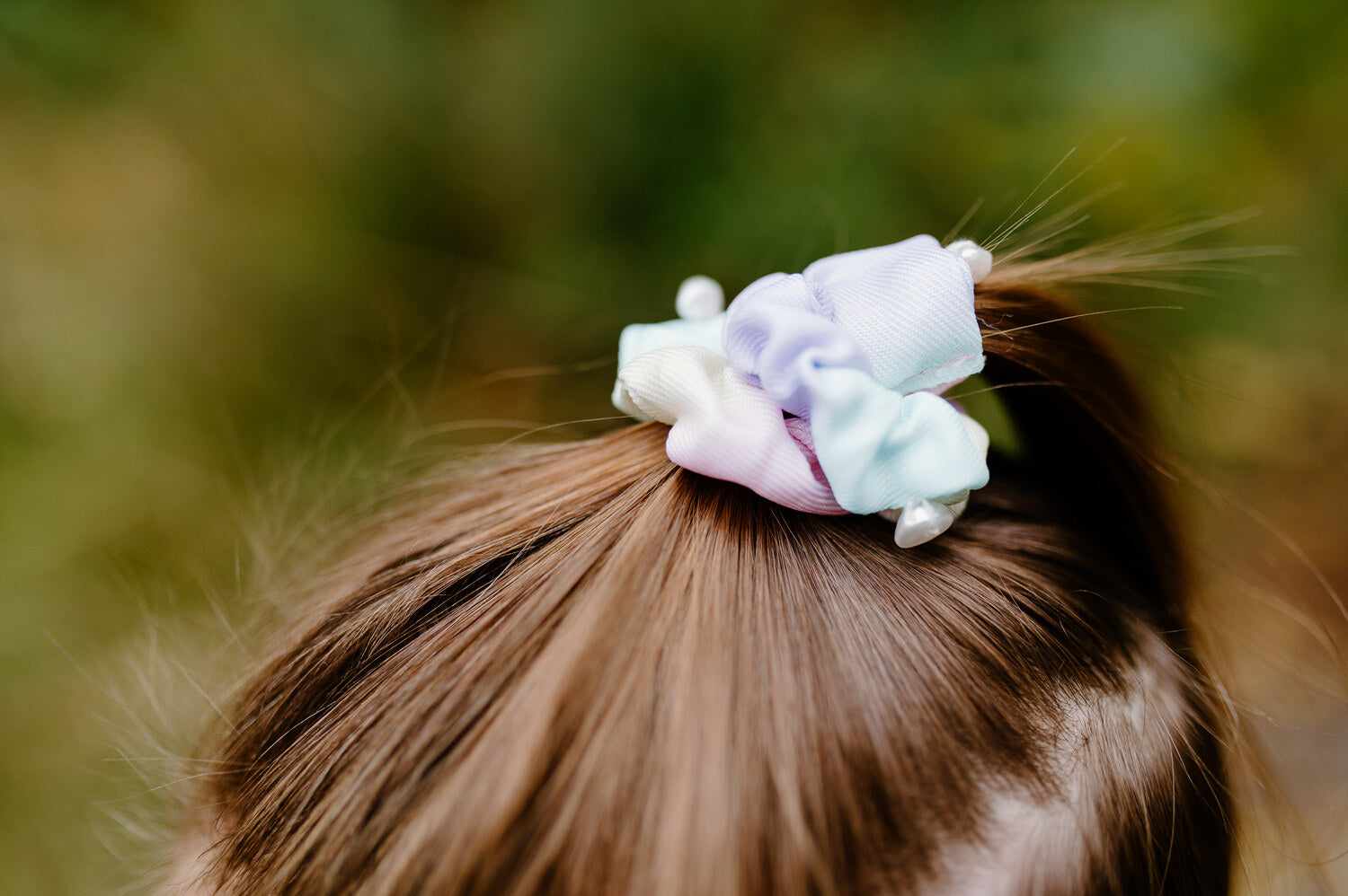 Pastel Rainbow Scrunchies  (assorted)