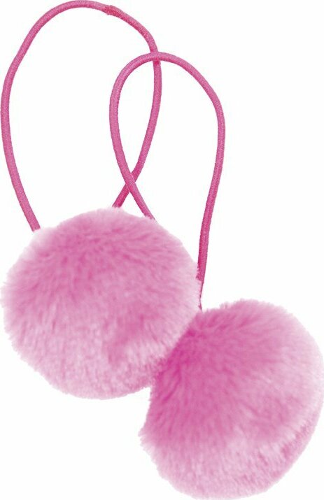 Pom Pom Puffs Ponytail Holders