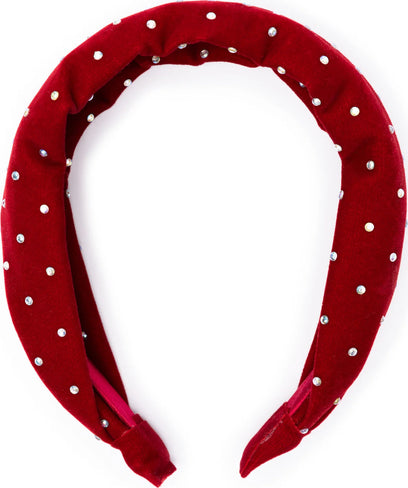 Sparkle Red Velvet Headband