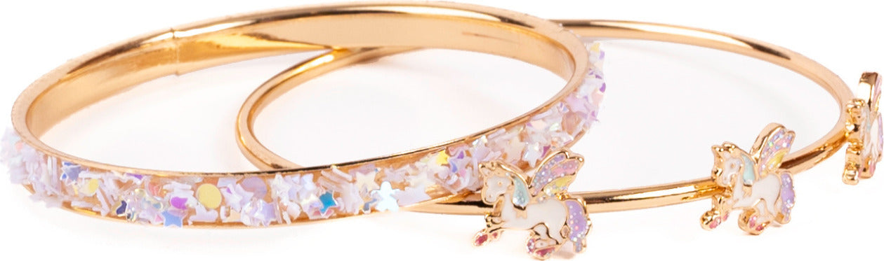 Boutique Unicorn Daydream Bangles, 2pc