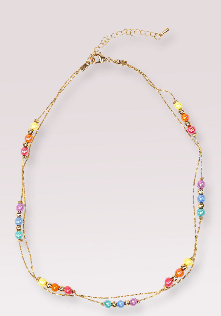 Boutique Golden Rainbow Necklace