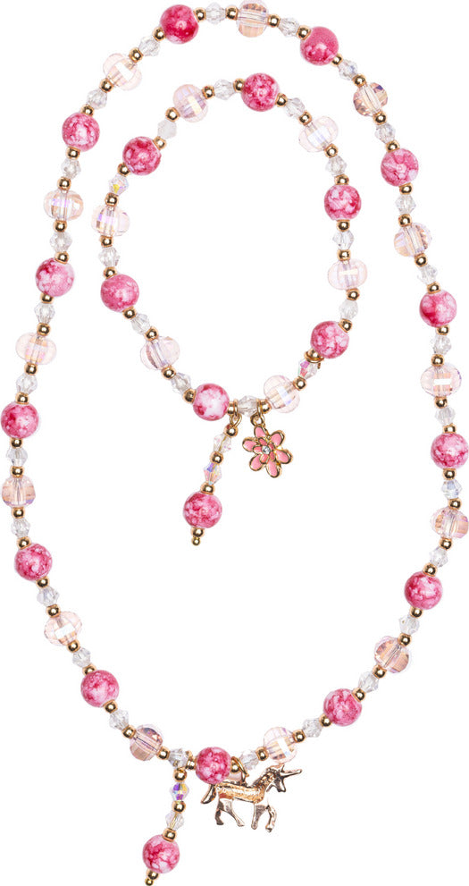 Boutique Pink Crystal Necklace (assorted)