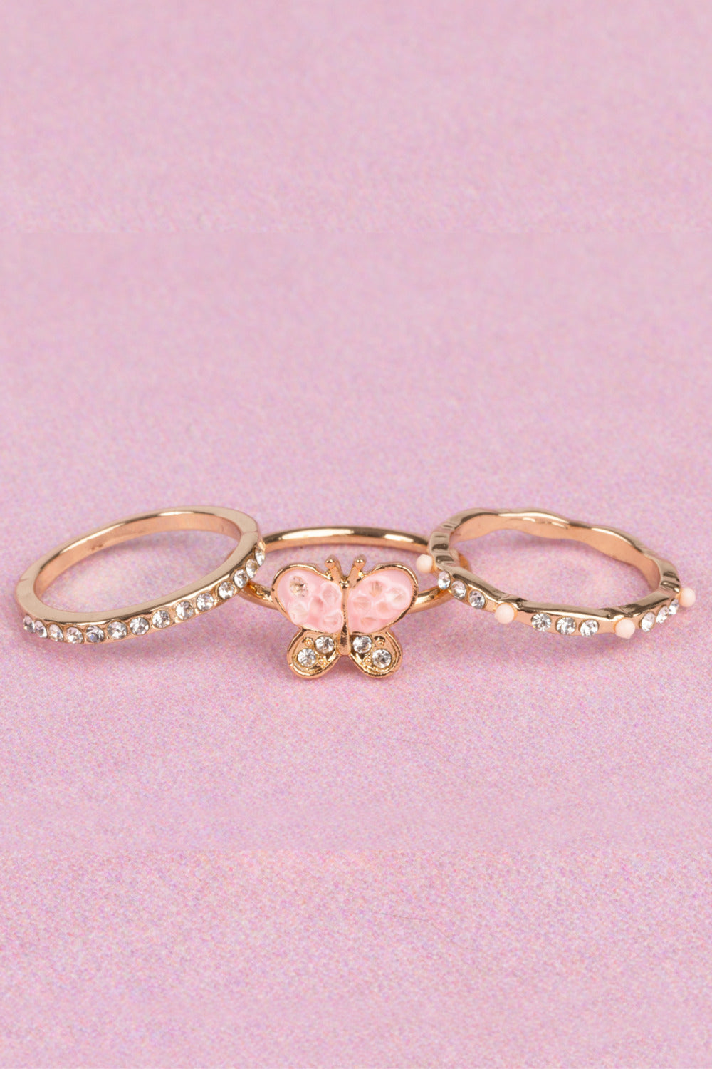 Boutique Chic Butterfly Garden Rings (Small)