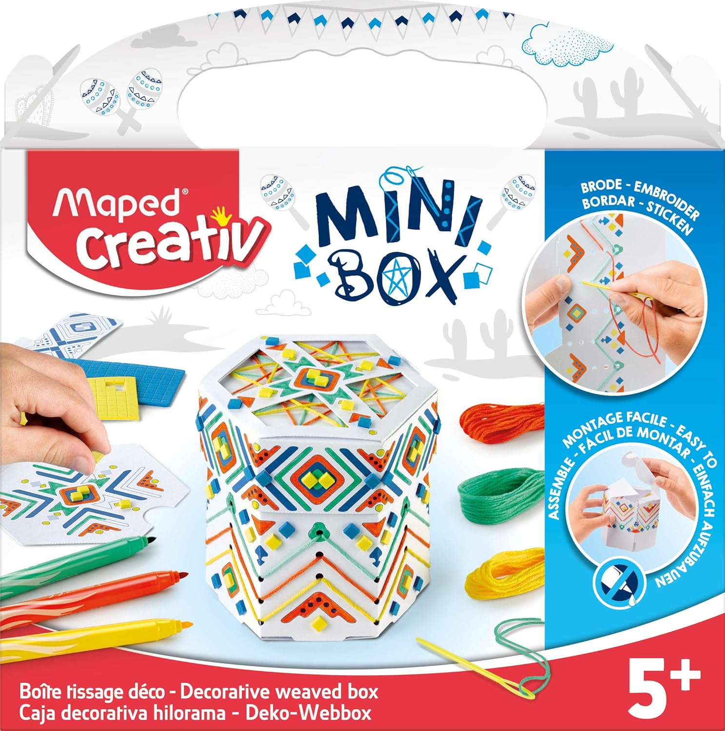 Creativ String Decorated Treasure Chest