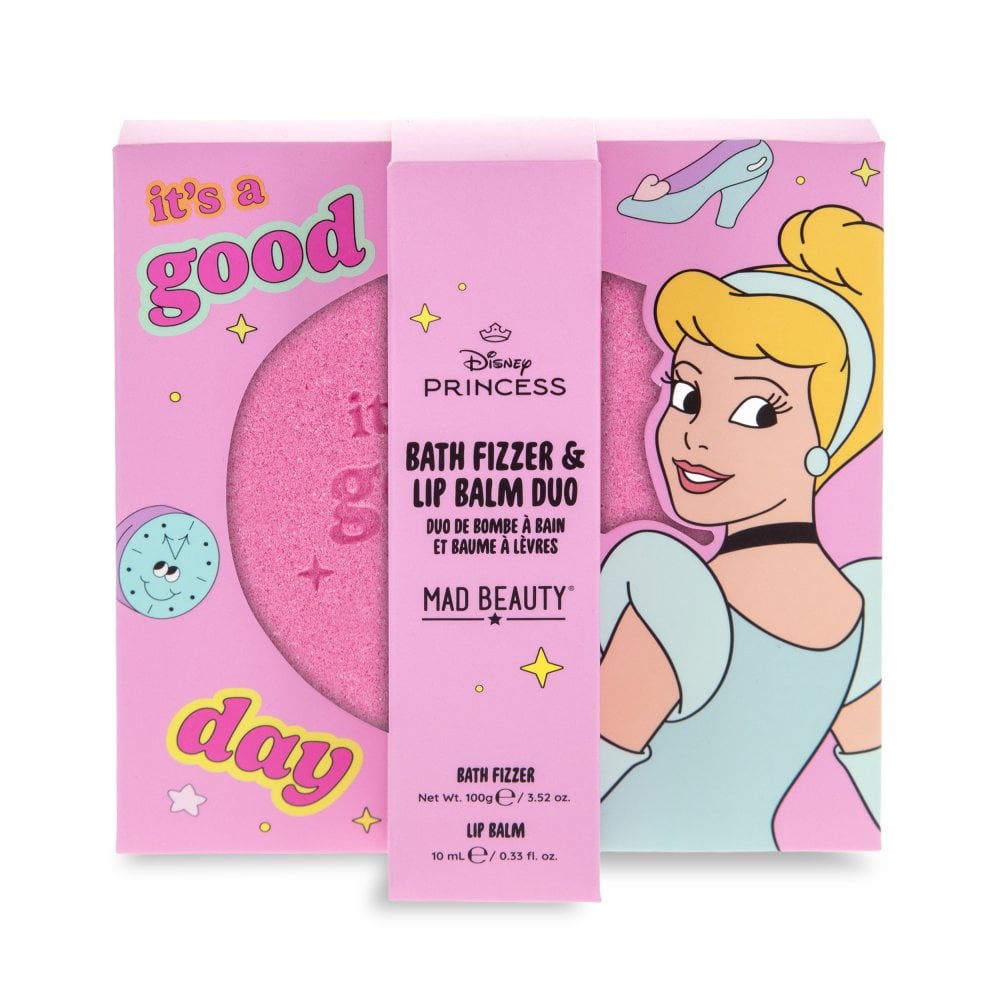 Disney Princess Bath Fizzer and Lip Balm Duo - Cinderella