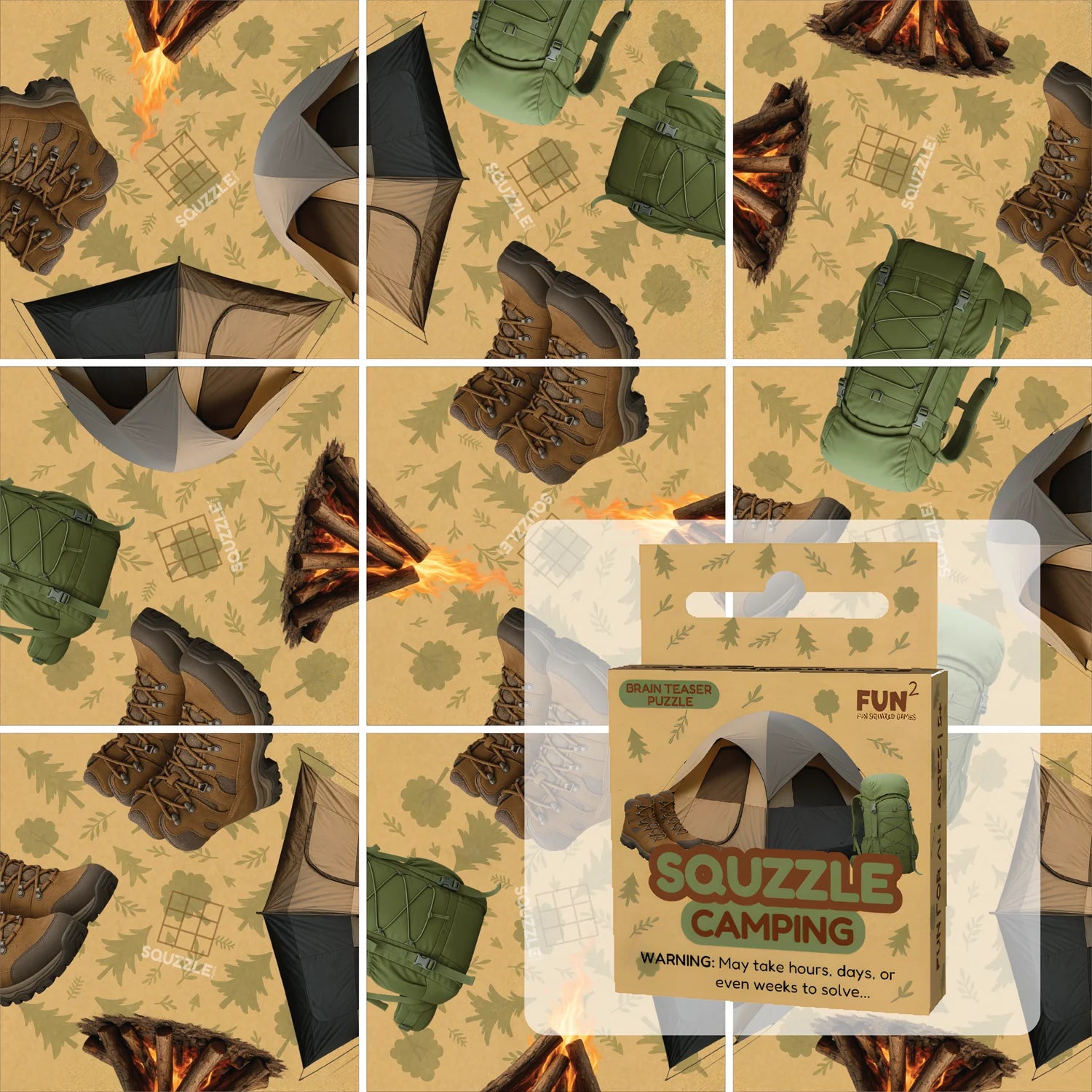 Squzzle Puzzle Camping