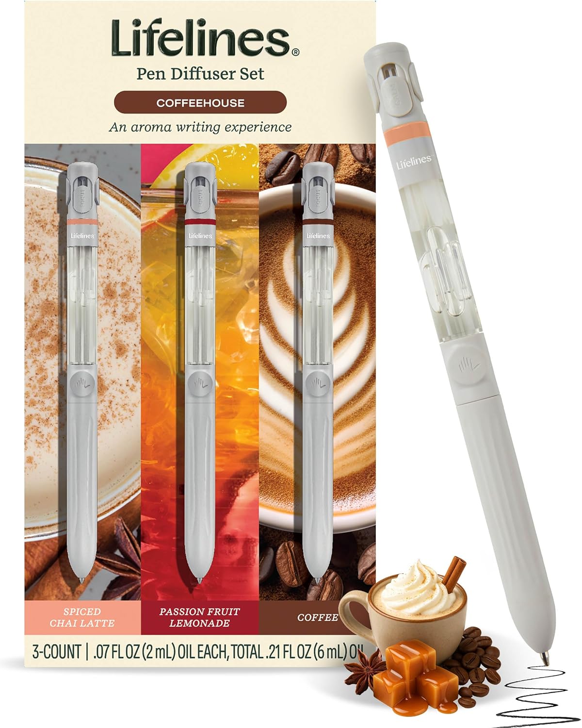 Coffeehouse Pen Diffusers 3 Pack