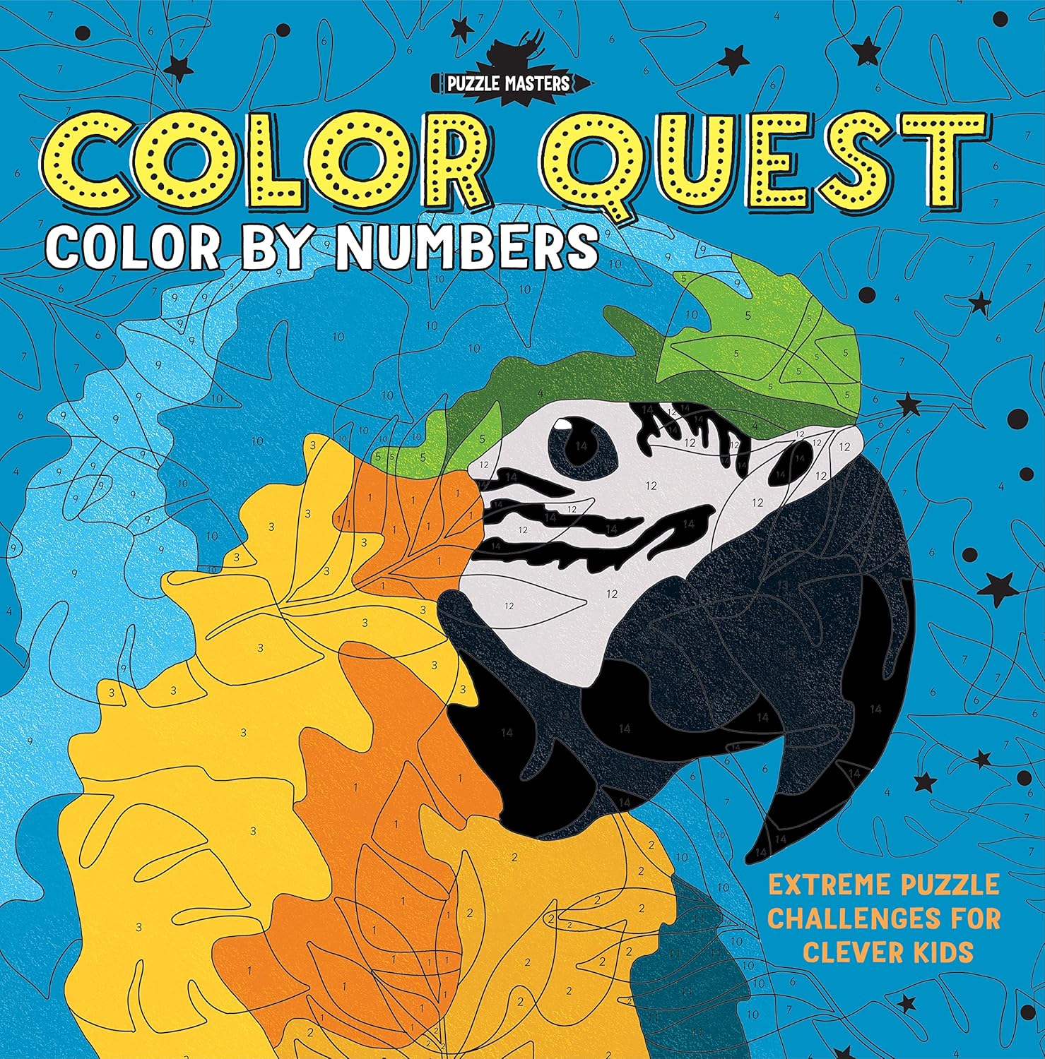 Color Quest: Color By Numbers: Extreme Puzzle Challenges for Clever Kids