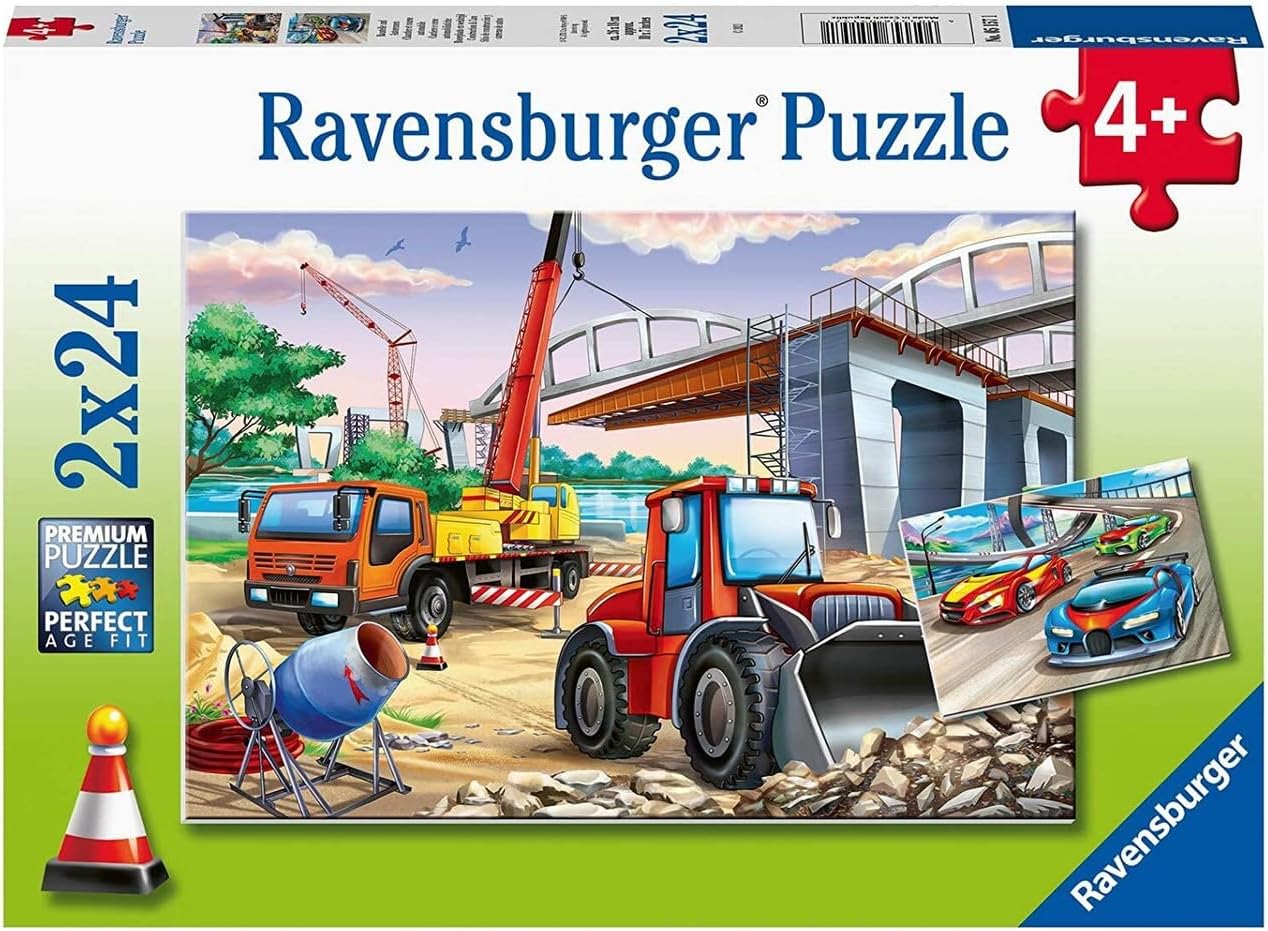 Construction Fun 24 pc Floor Puzzle