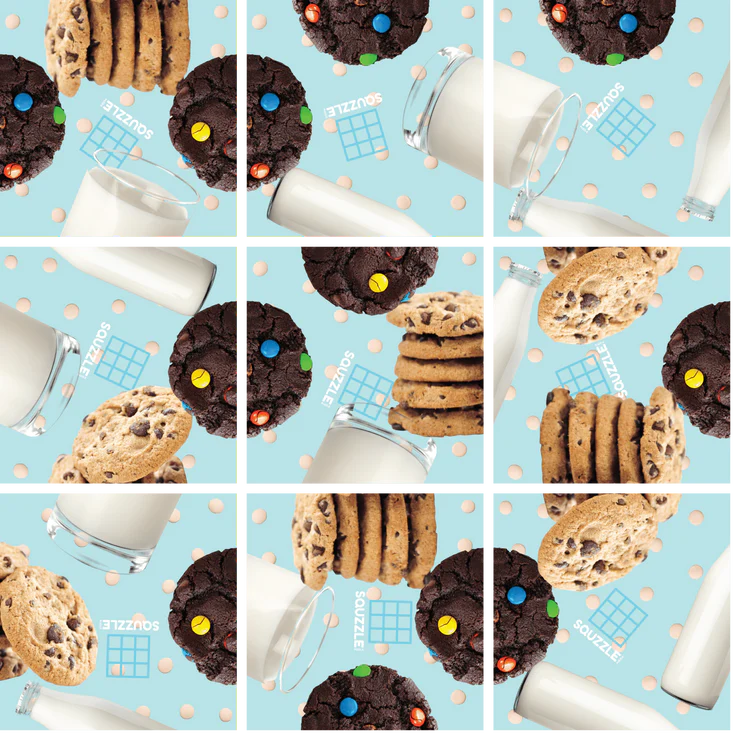 Squzzle Puzzle - Cookies & Milk