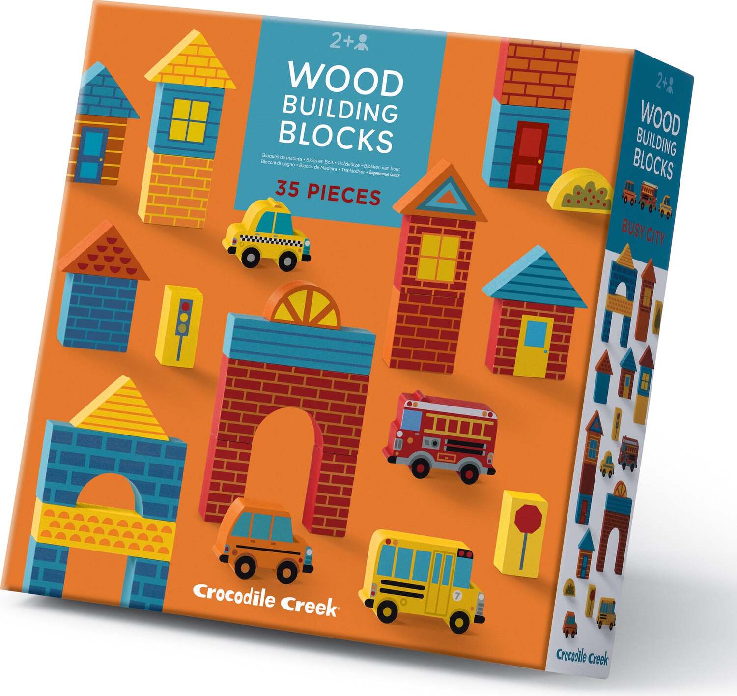 Build & Play Wood Blocks - Busy City