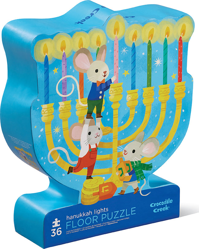 36 - pc Puzzle  - Hanukkah Lights