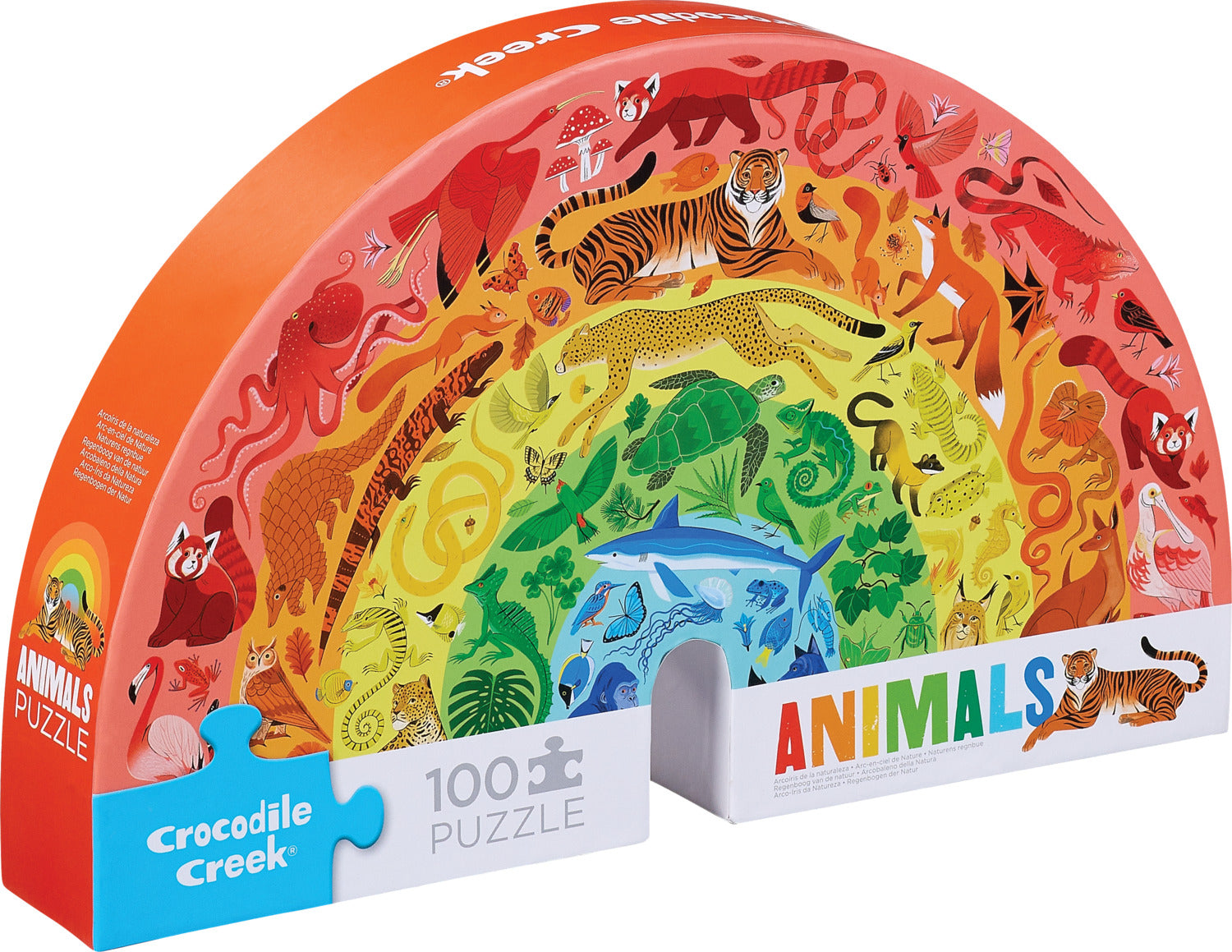 100 Pc Puzzles/Rainbow Animals