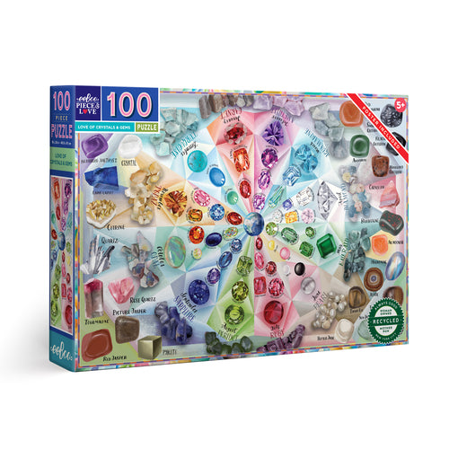 Love of Crystals and Gems Puzzle, 100 pc
