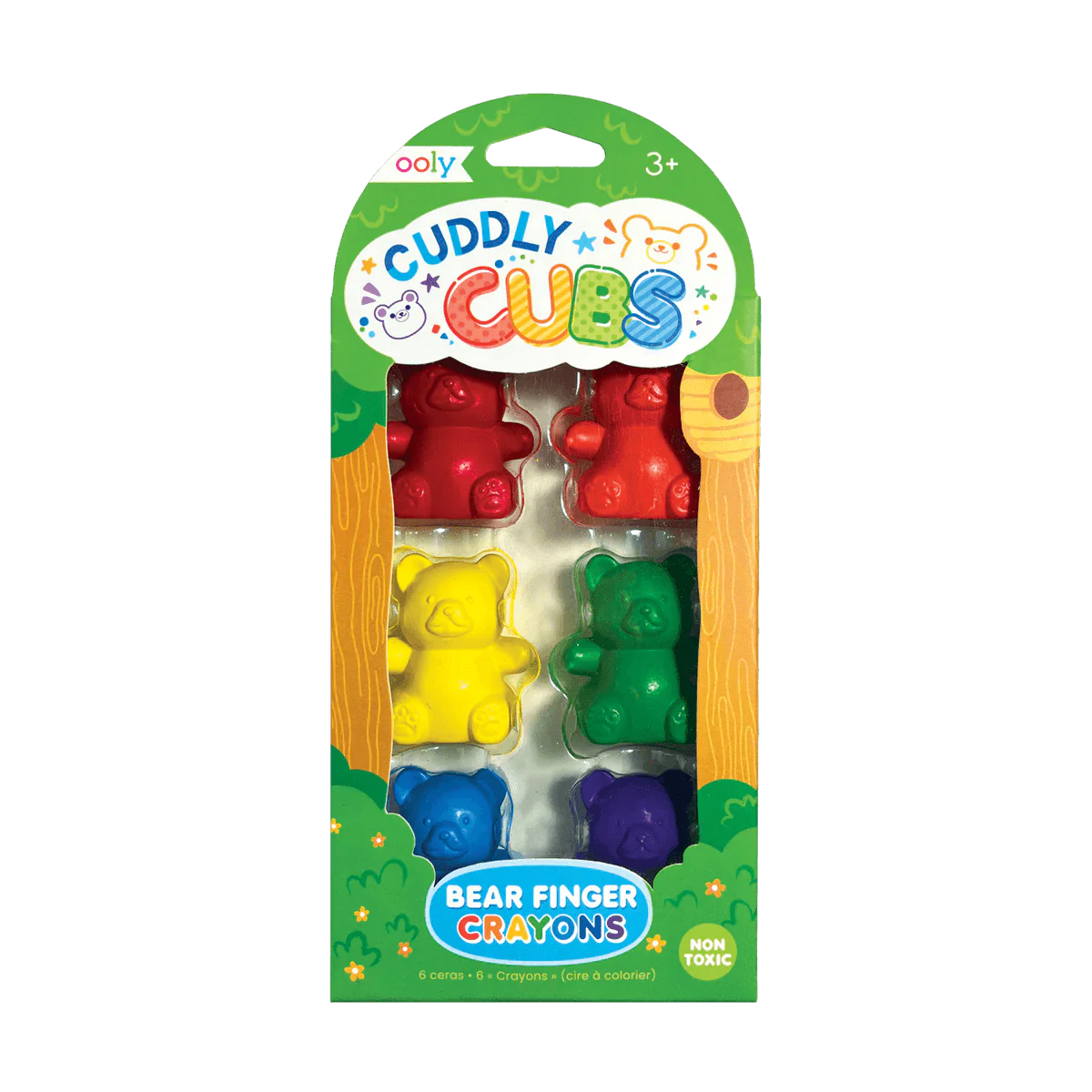 Cubs Bear Finger Crayons