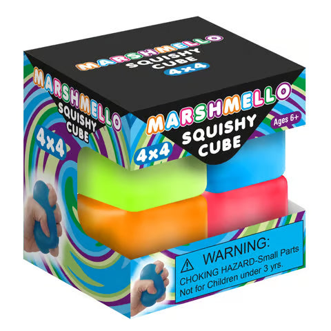Marshmello Squishy Cube