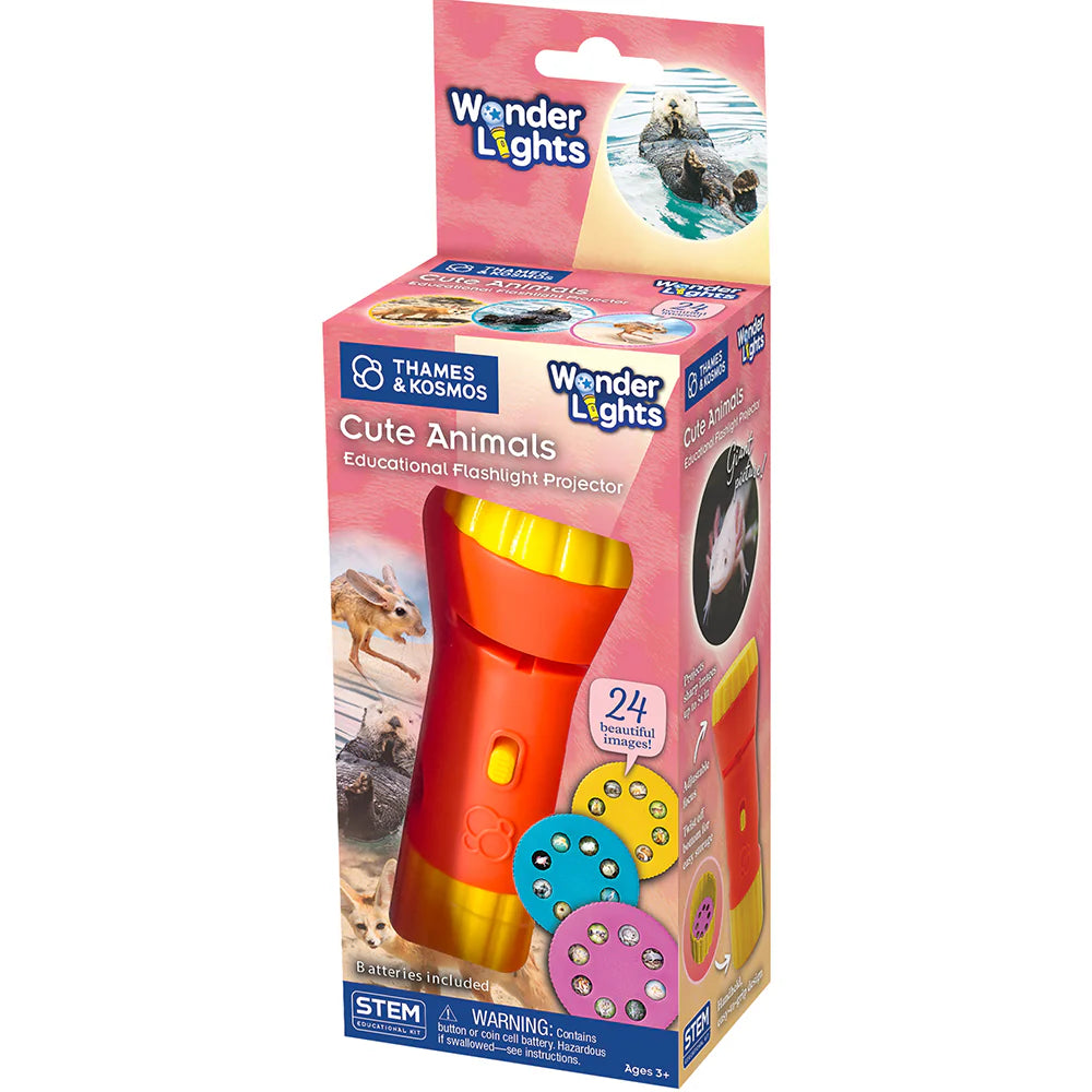 Wonder Lights: Cute Animals- Educational Flashlight Projector
