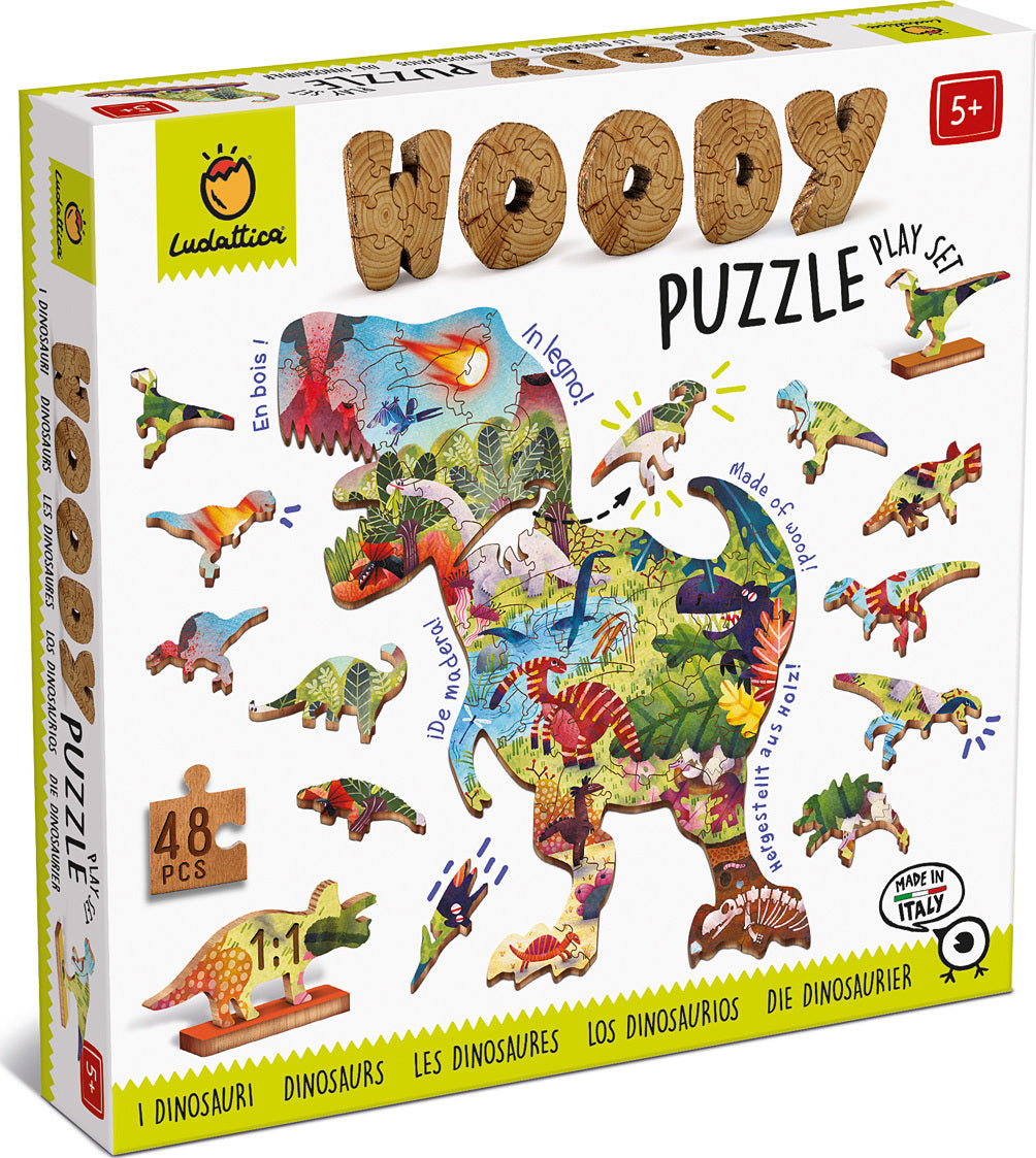 Woody Puzzle - Dinosaur