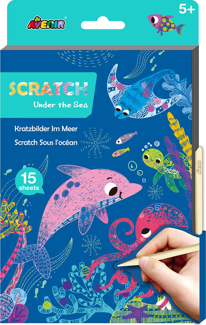 Scratch Art Book A5 - Sea Life