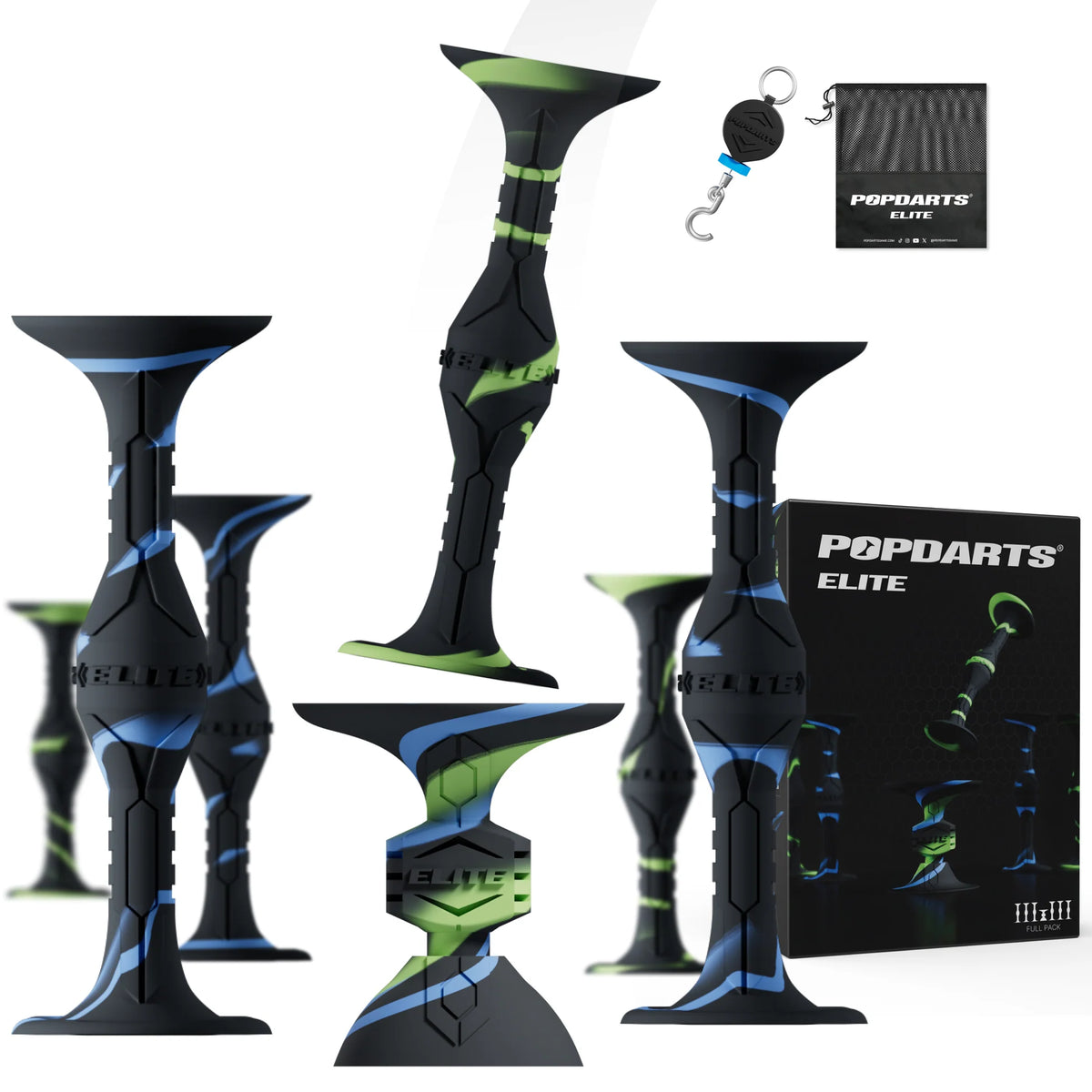Popdarts Elite Blue & Green