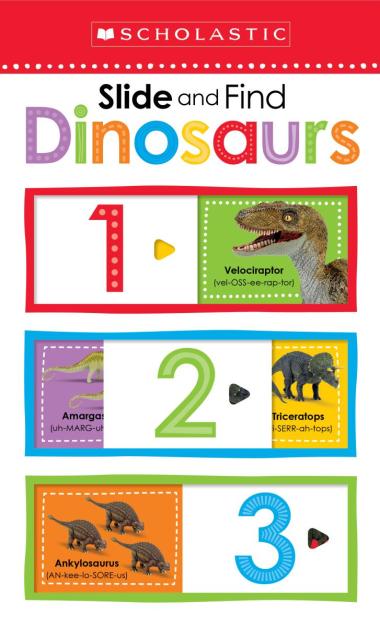 Dinosaurs 123- Slide and Find Board Book