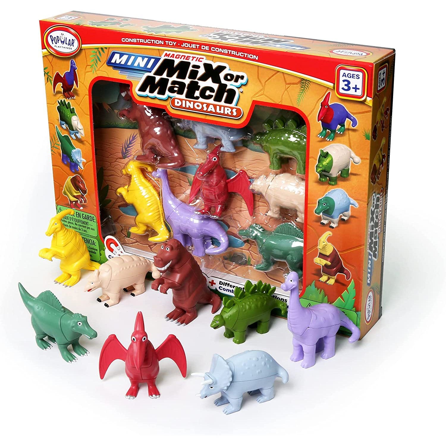 Mini Magnetic Mix and Match Animals - Dinosaurs