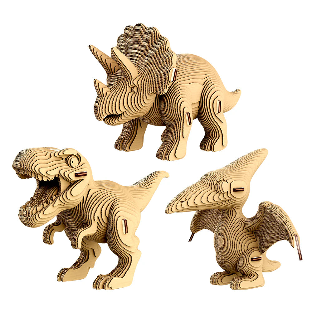 Trio Dinos 3D Puzzles