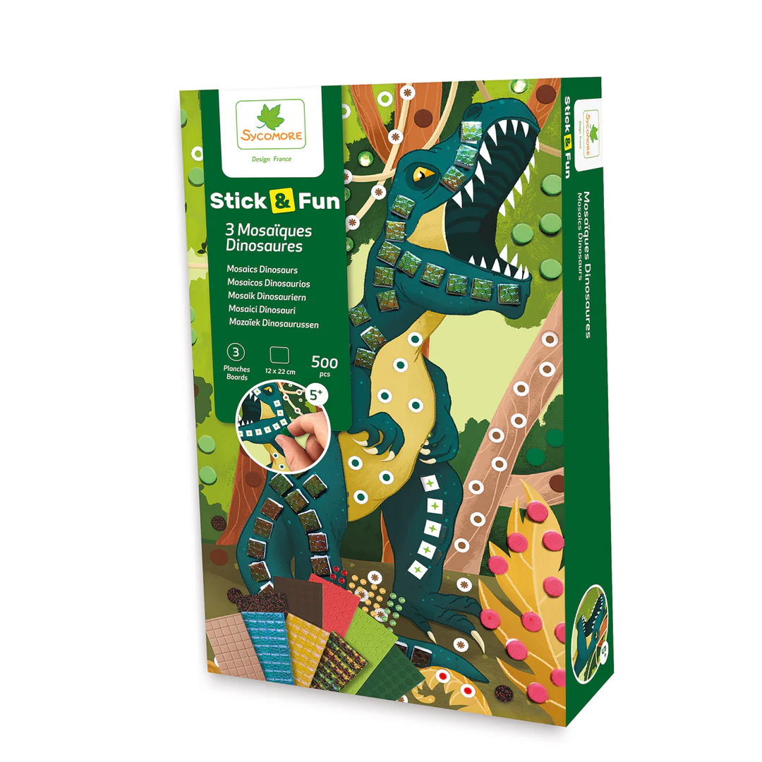 Stick n Fun Mosaics - Dinosaurs