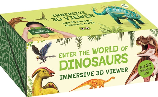 Enter the World of Dinosaurs: Immersive 3D Viewer Book