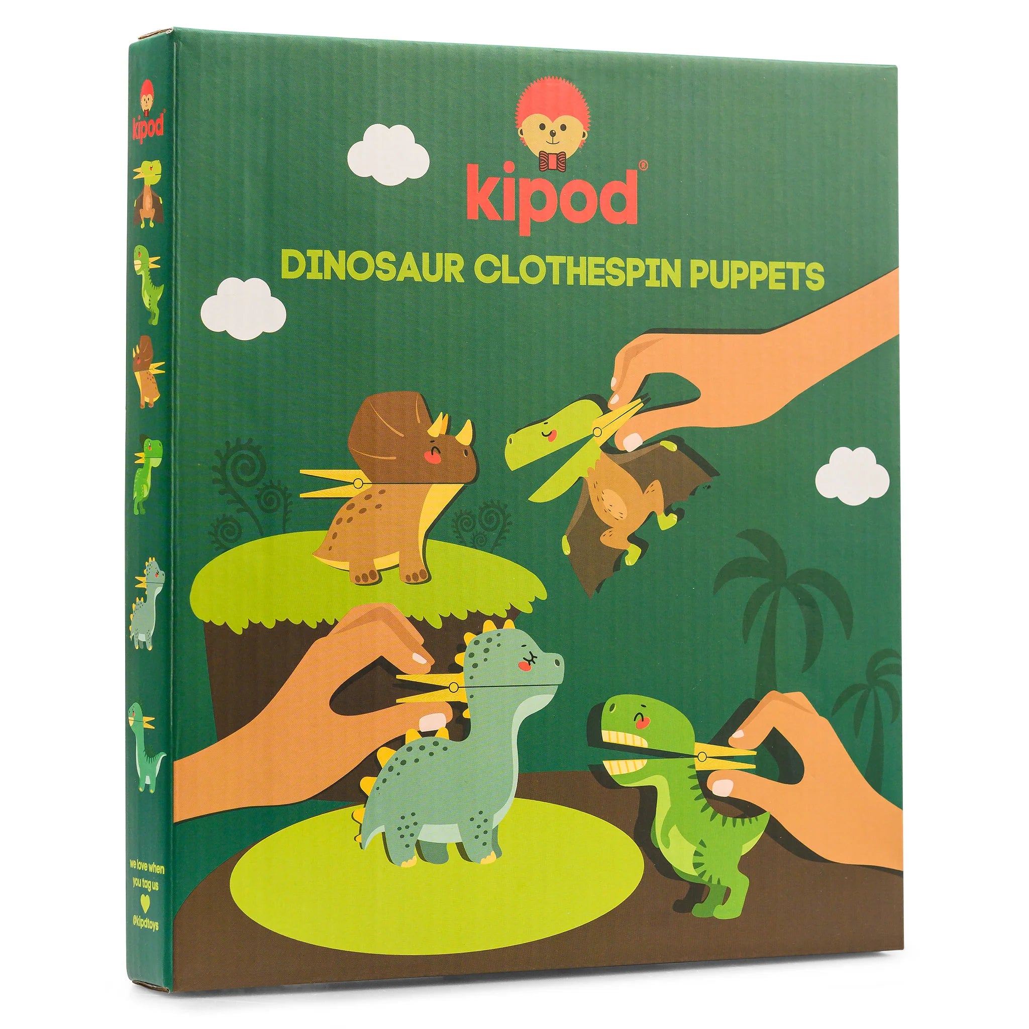 Dinosaur Clothespin Puppets
