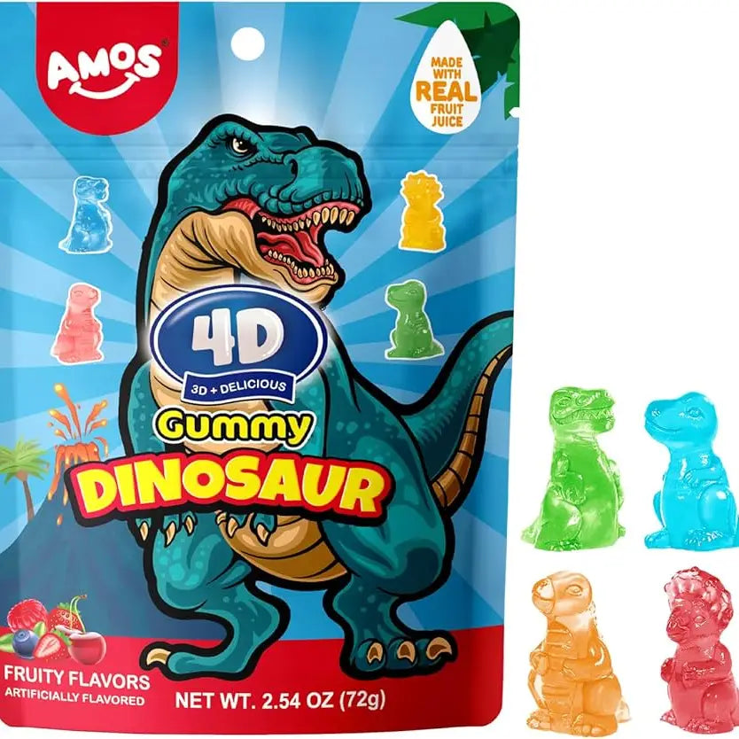 Amos 4D Gummy Dinosaur Candy