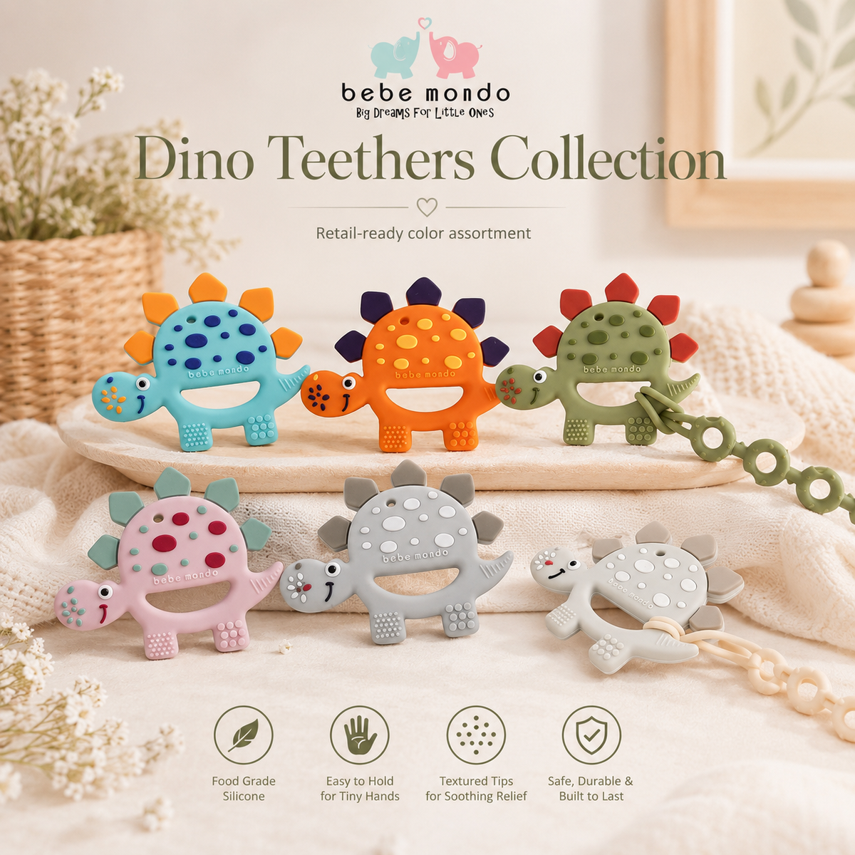 Dino Teether