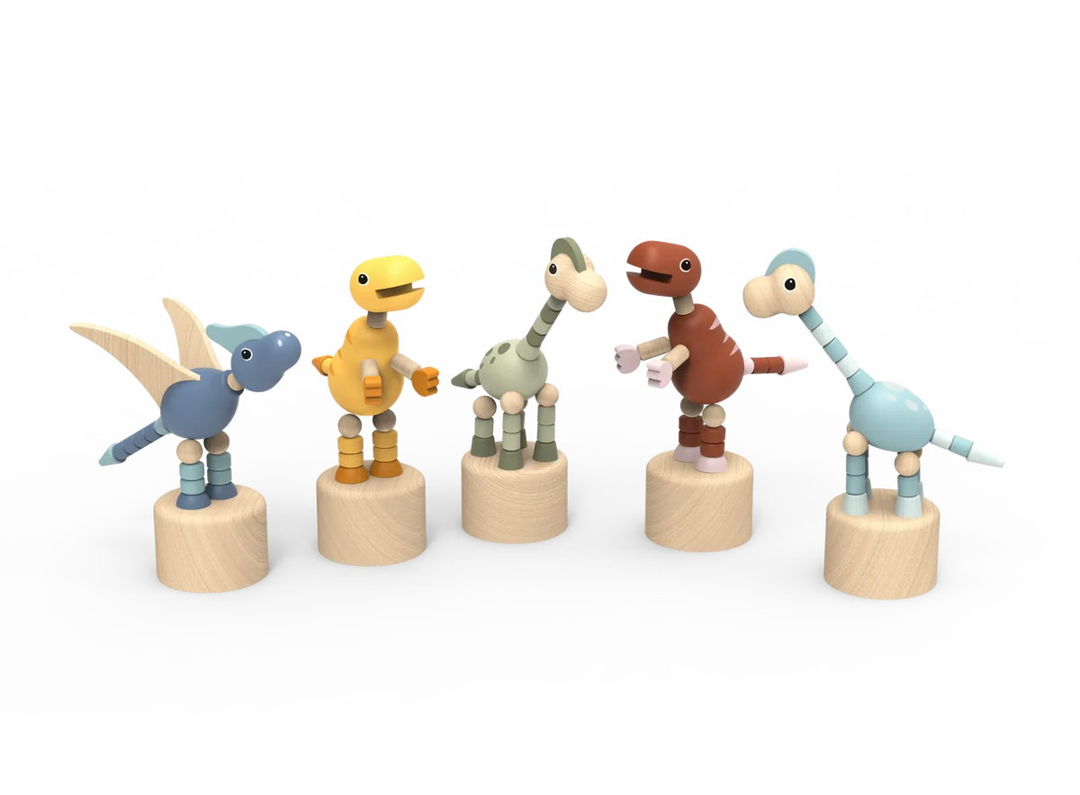 Dinosaur Pushing Puppet