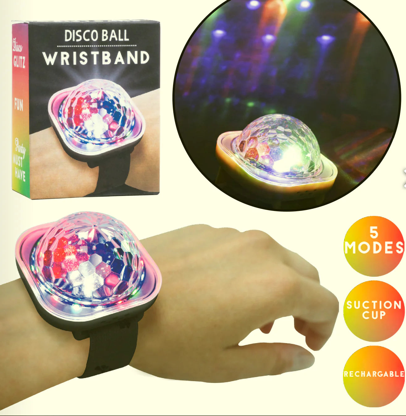 Disco Ball Wristband