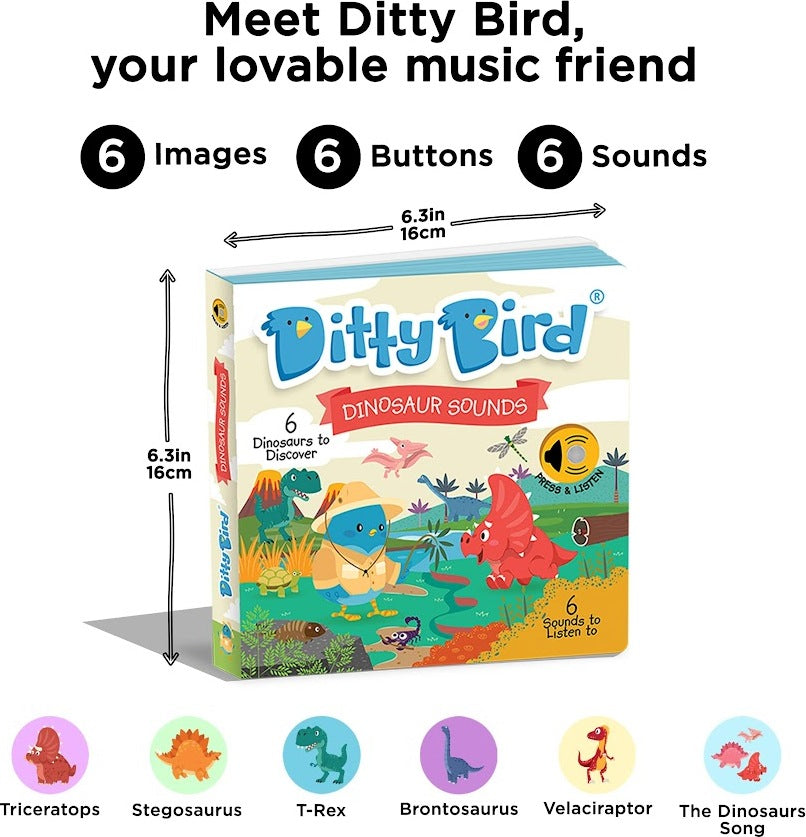 Ditty Bird:  Dinosaur Sound Book