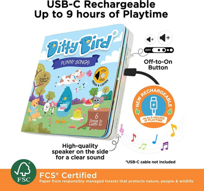 Ditty Bird: Funny Songs 