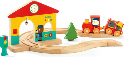 Minitrain Wooden Train Set