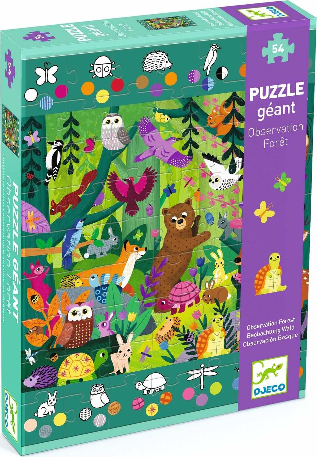 Observation Forest Giant Floor Jigsaw Puzzle