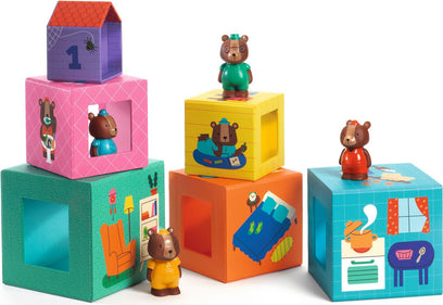 TopaniHouse Nest and Stack + Animals